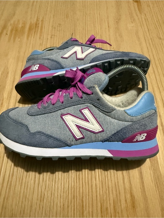 New Balance Shoes - New Balance Women's Gray Sneakers with Pink and Light Blue Accents